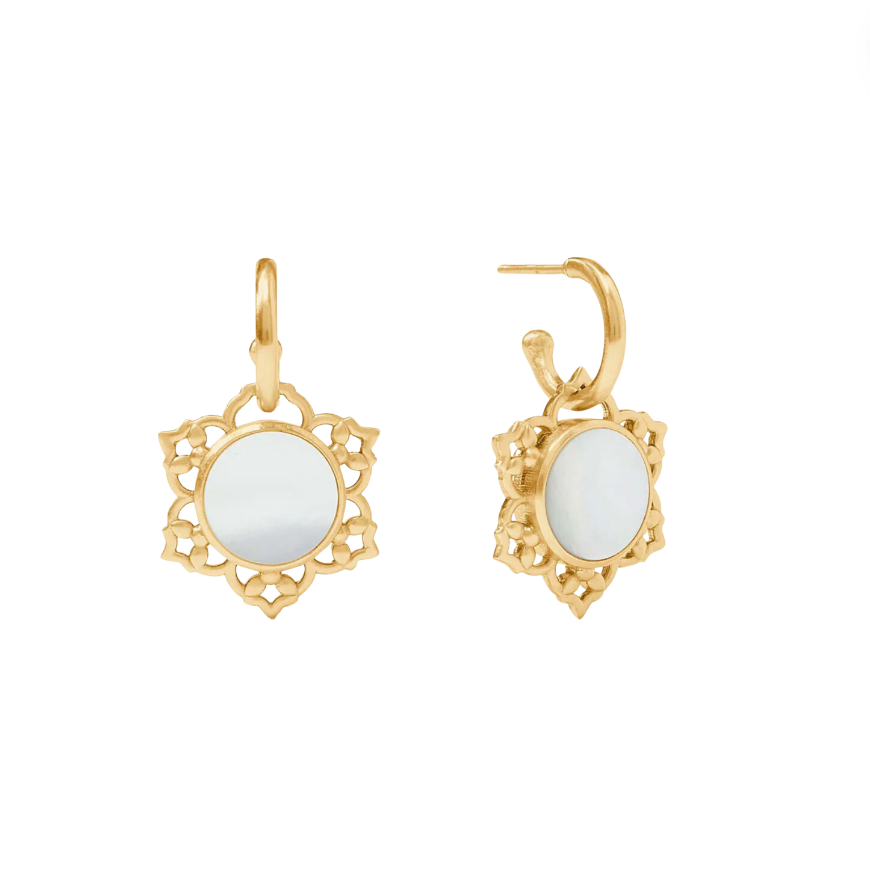 Helene Hoop & Charm Earring