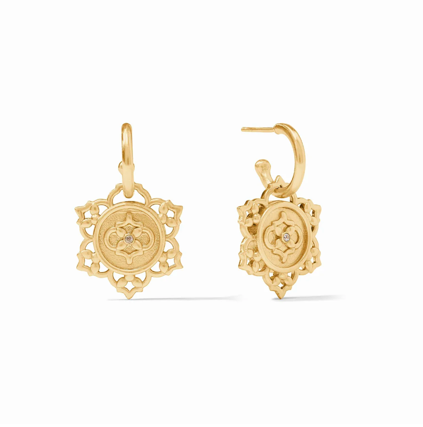 Helene Hoop & Charm Earring