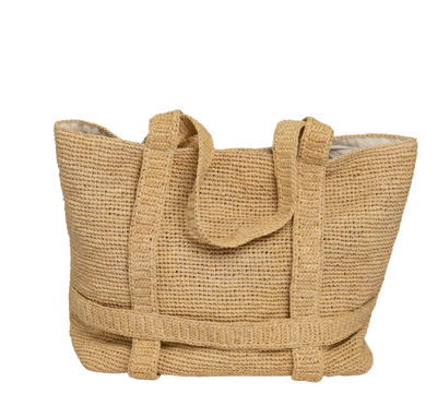 The Original Straw Traveler Bag - Natural