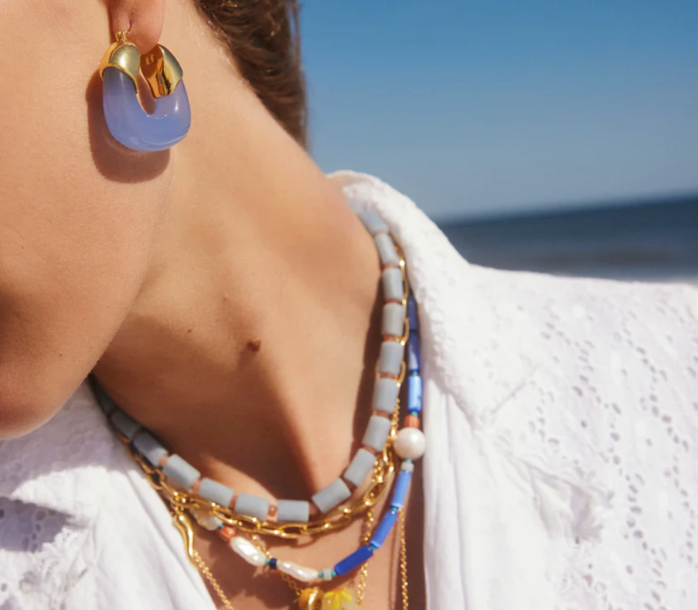 Organic Hoop - Periwinkle