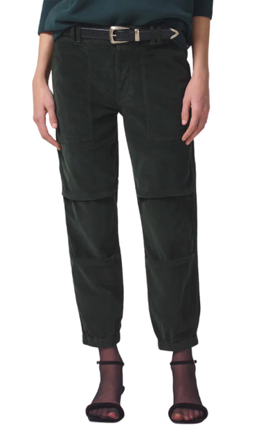 Agni Utility Trouser Corduroy - Seaweed
