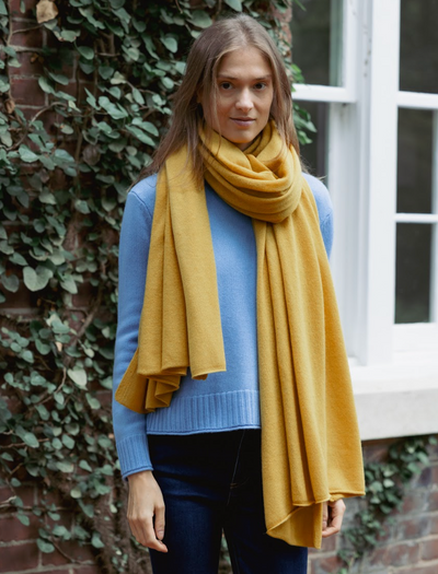 The Cashmere Travel Wrap- Tinsel