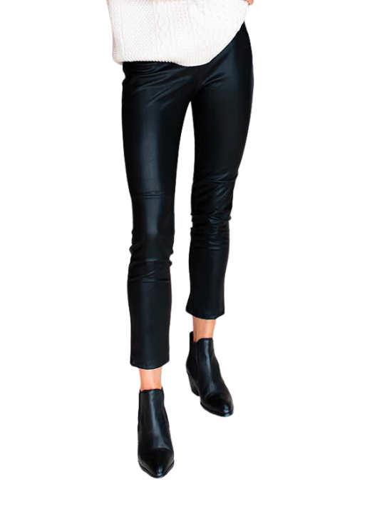 Vegan Leather Legging - Black