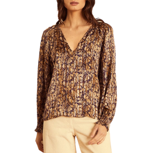 Miki Top - Cheetah Splatter