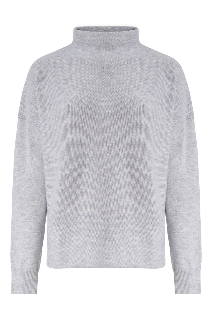 Amanda Cashmere Pullover- Foggy