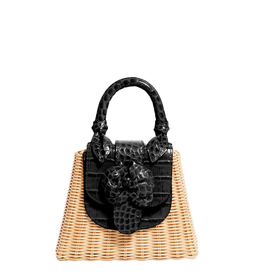 The Petite Lady Bag Fleur - Black