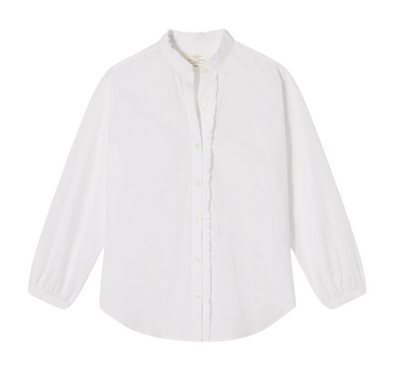 Helena Shirt - White Poplin