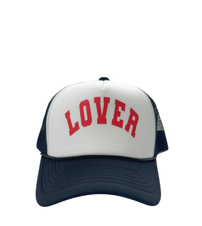 Lover Trucker Hat - Black & White