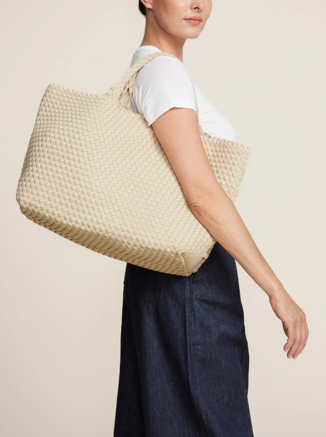 St Barths Large Tote - Ecru