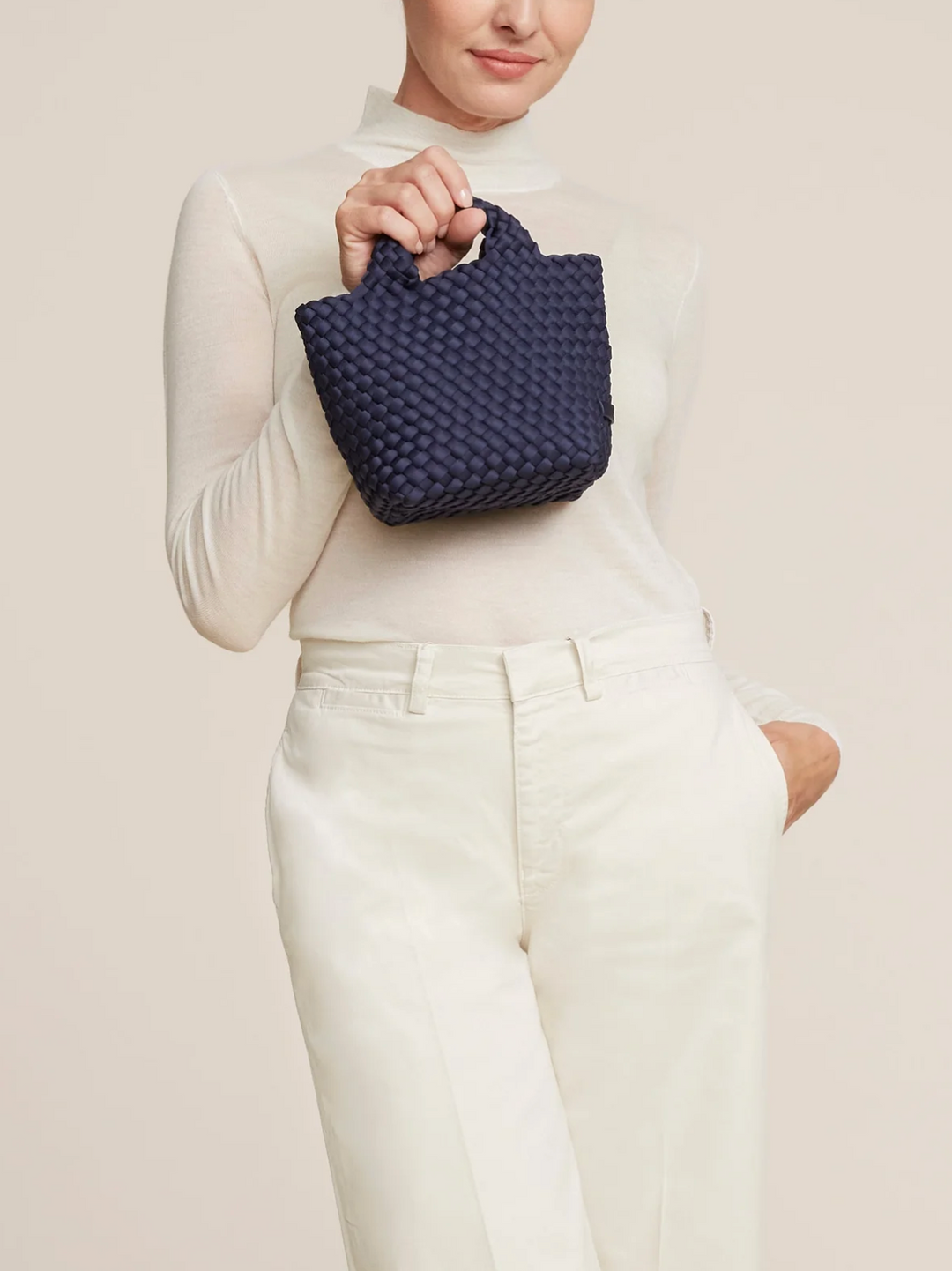 St. Barths Petit Tote - Ink Blue