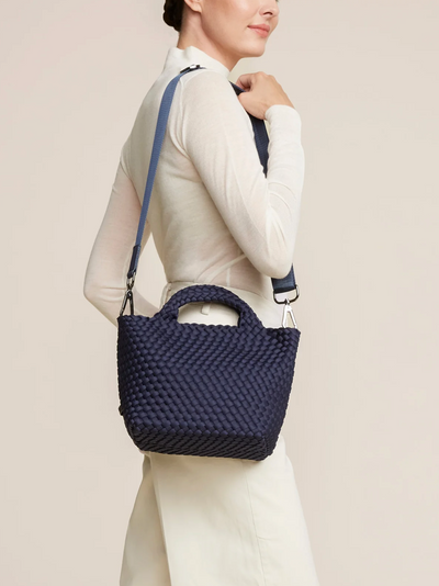 St Barths Small Tote - Ink Blue