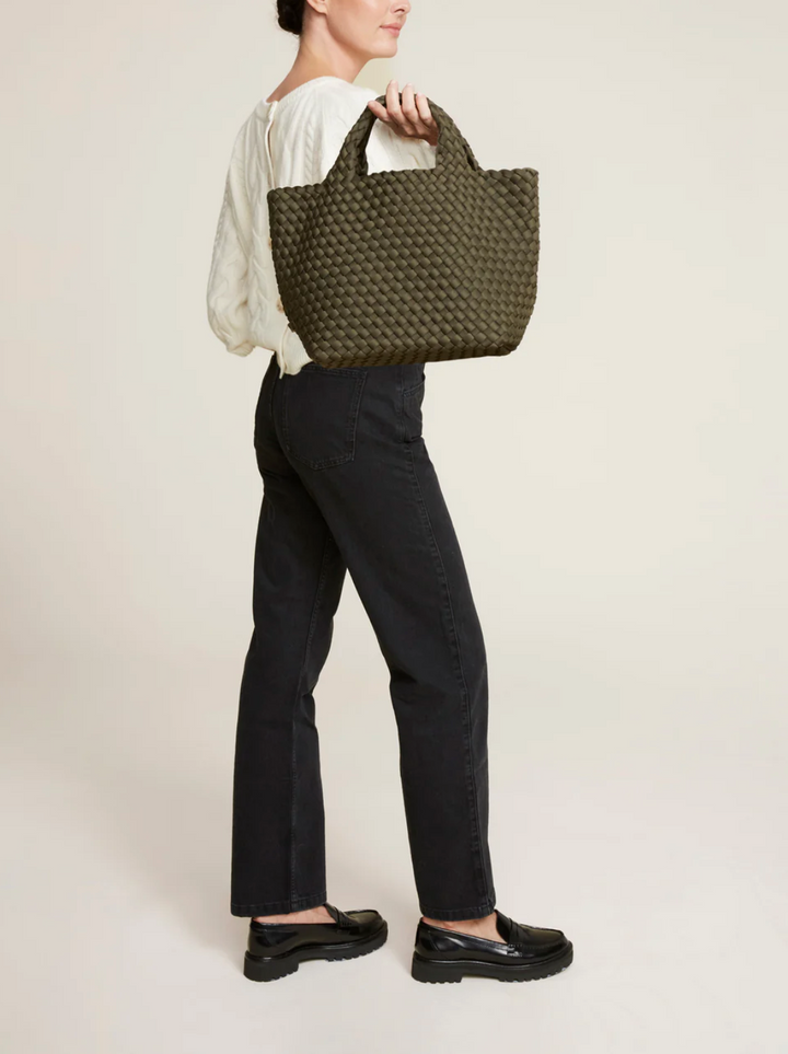 St Barths Medium Tote - Olive