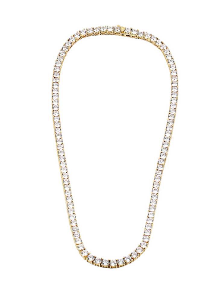 5mm Gold Tennis Necklace