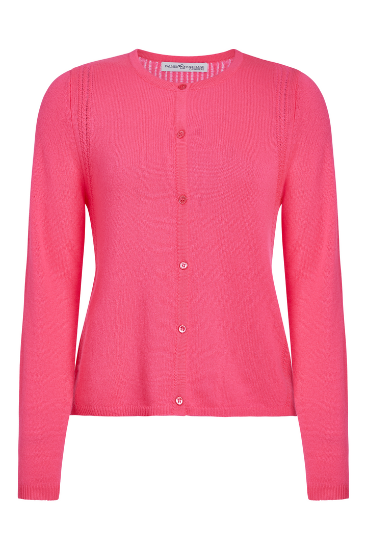 Janna Cashmere Cardigan- Dayglo