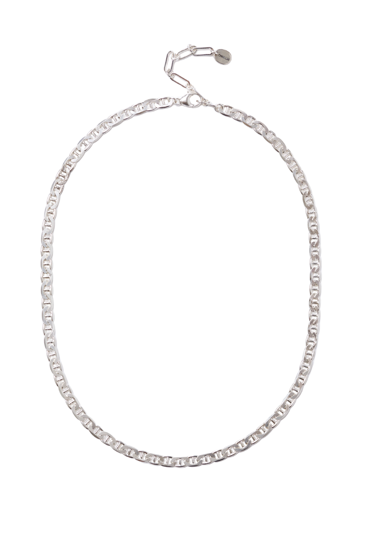 Thick Anchor Curb Chain - Silver