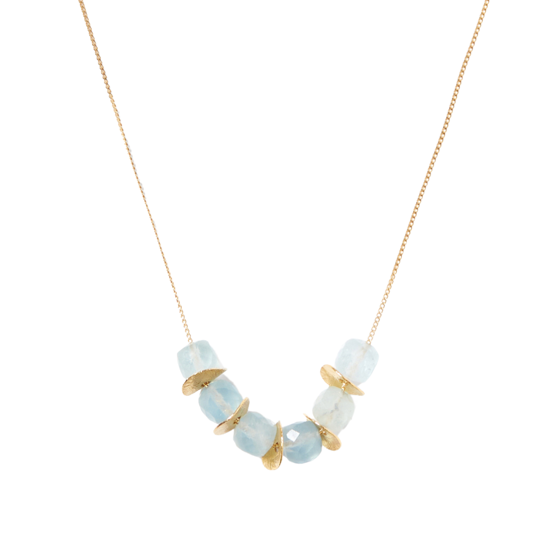 Aquamarine Delicate Necklace