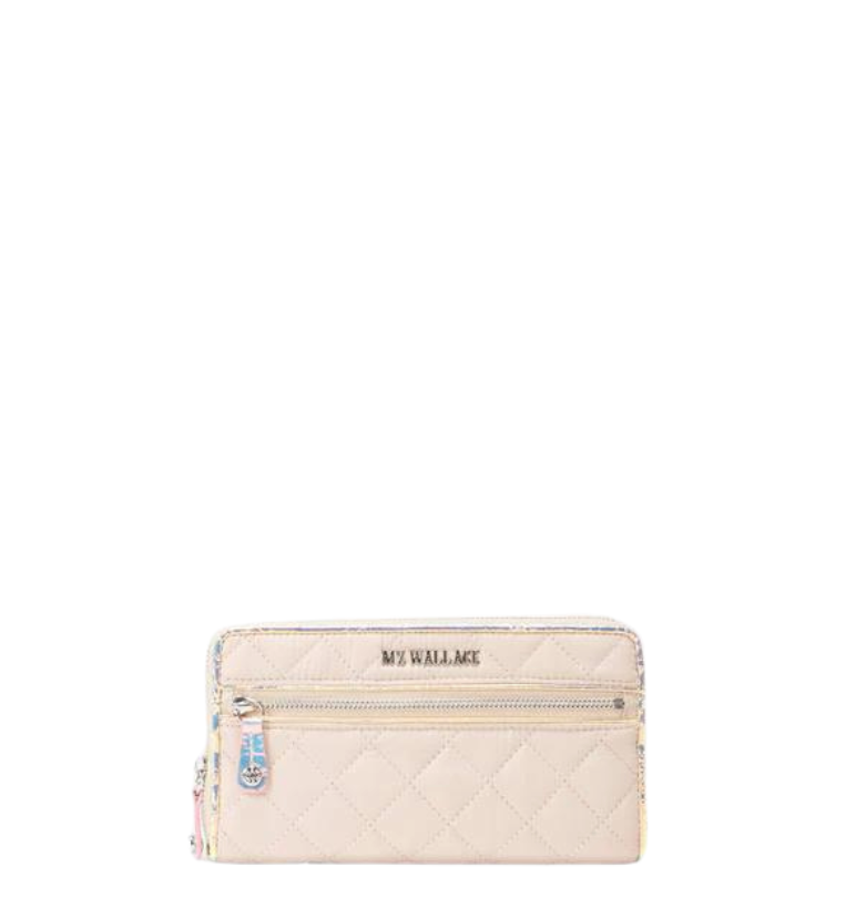 Crosby Long Wallet - Mushroom/Pink Opal