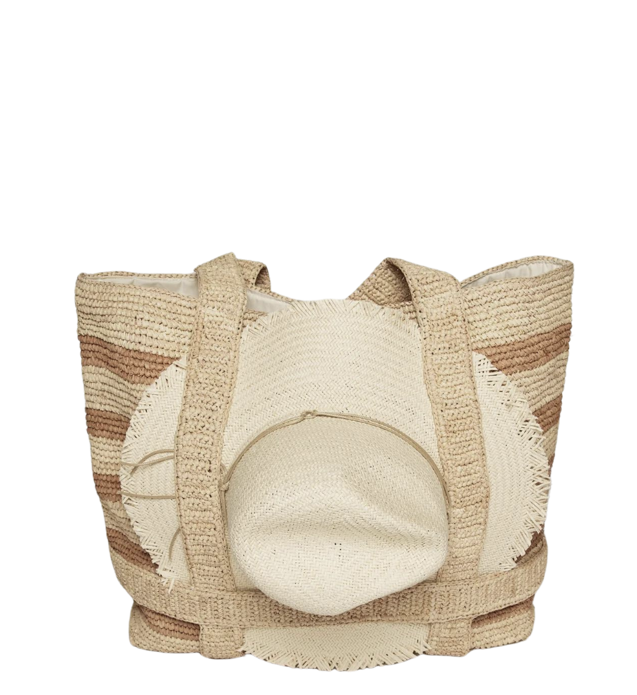 The Original Traveler Bag - Toast Stripe