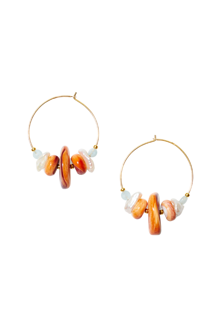 Florian Hoop Earrings - Multi