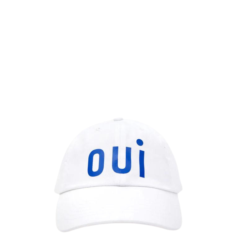 Baseball Hat - White w/ Oui