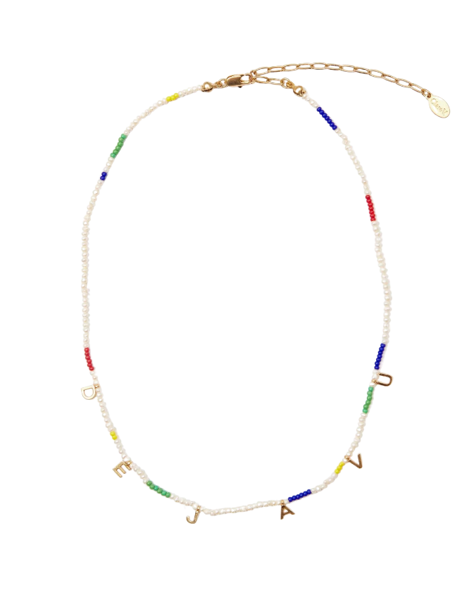 Déjà Vu Necklace - Cream Multi