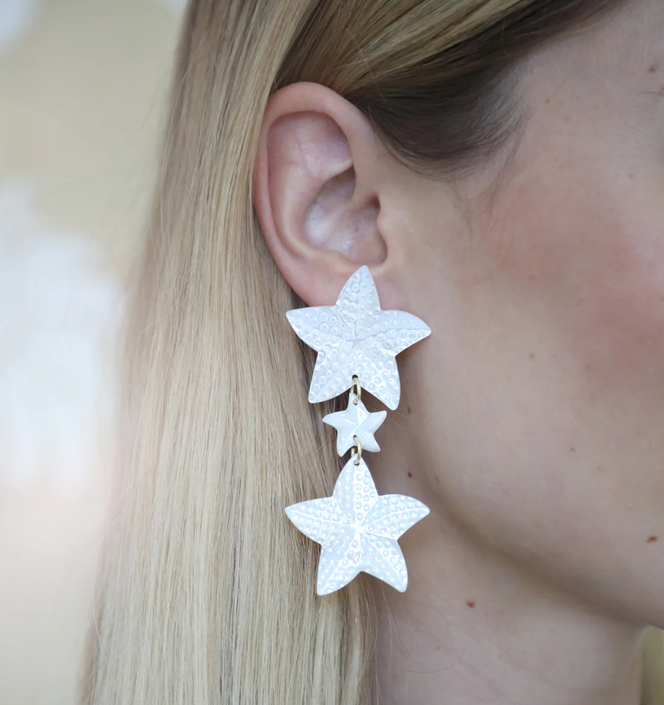 Starfish Triple Earring