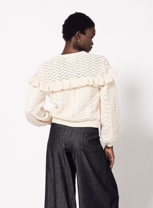 Fernanda Sweater Cardigan - Ivory