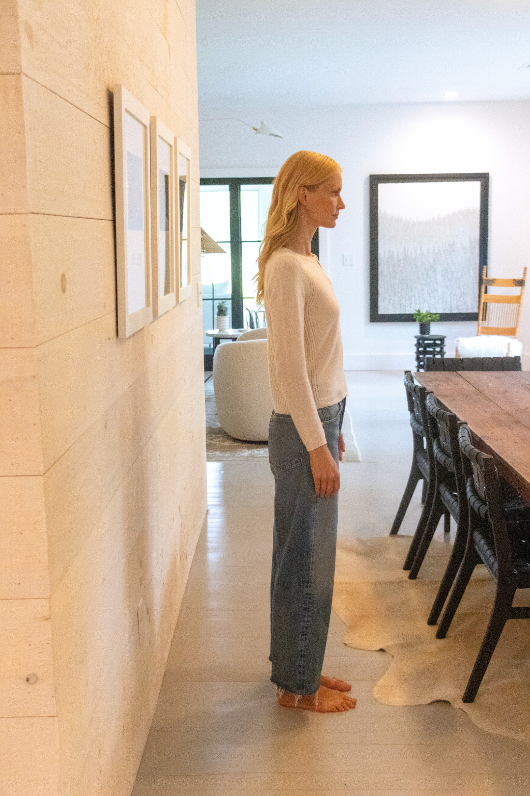 Janna Cashmere Cardigan- Chalk