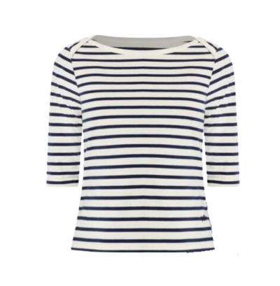 Deauville T-Shirt - Ecru/Marine