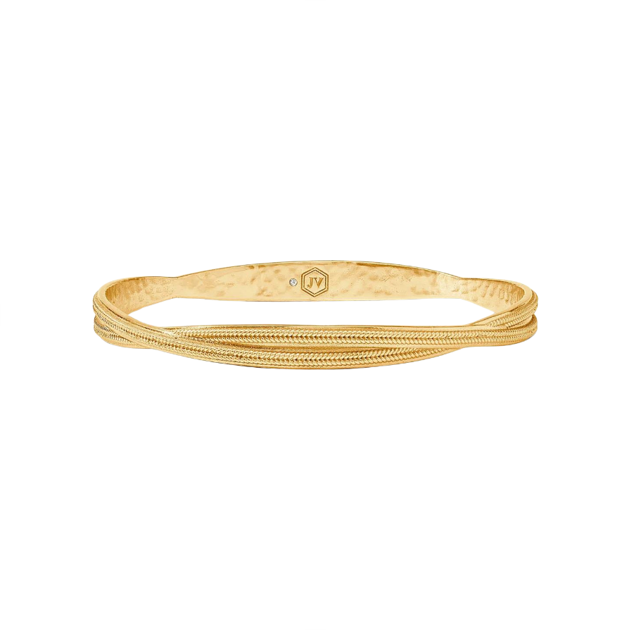 Cheval Twist Bangle - Gold