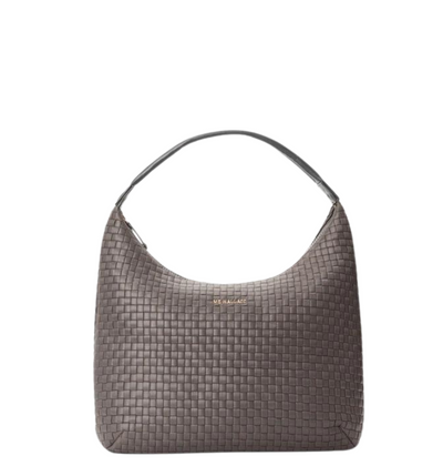 Large Woven Shoulder Bag - Magnet