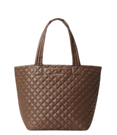 Medium Metro Tote Deluxe - Walnut