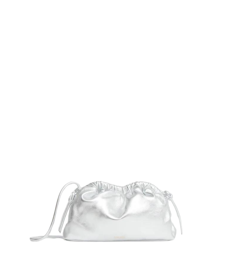 Mini Cloud Clutch - Silver