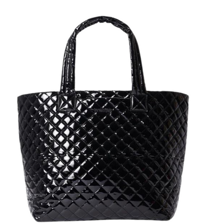 Large Metro Tote Deluxe - Black Lacquer