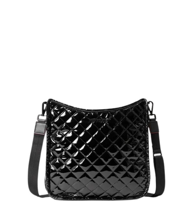 Metro Box Crossbody - Black Lacquer