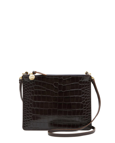 Margot Double Sac Bretelle - Kalamata Croco