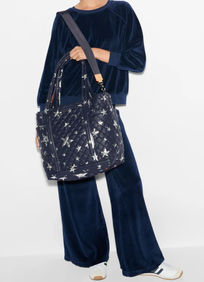 Large Empire Tote - Dawn Silver Star