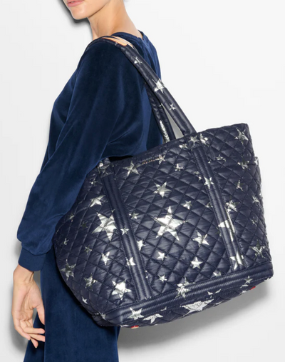 Large Empire Tote - Dawn Silver Star