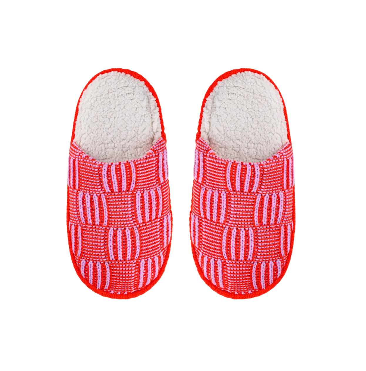 Checkerboard Slippers - Poppy Lilac