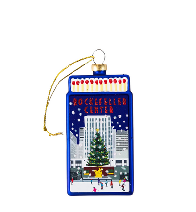 Matchbook Ornament - Rockefeller Center