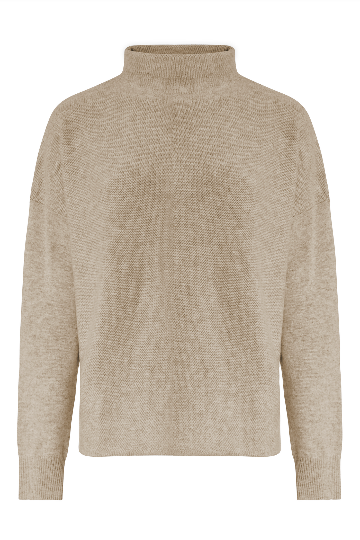 Amanda Cashmere Pullover- Wheat