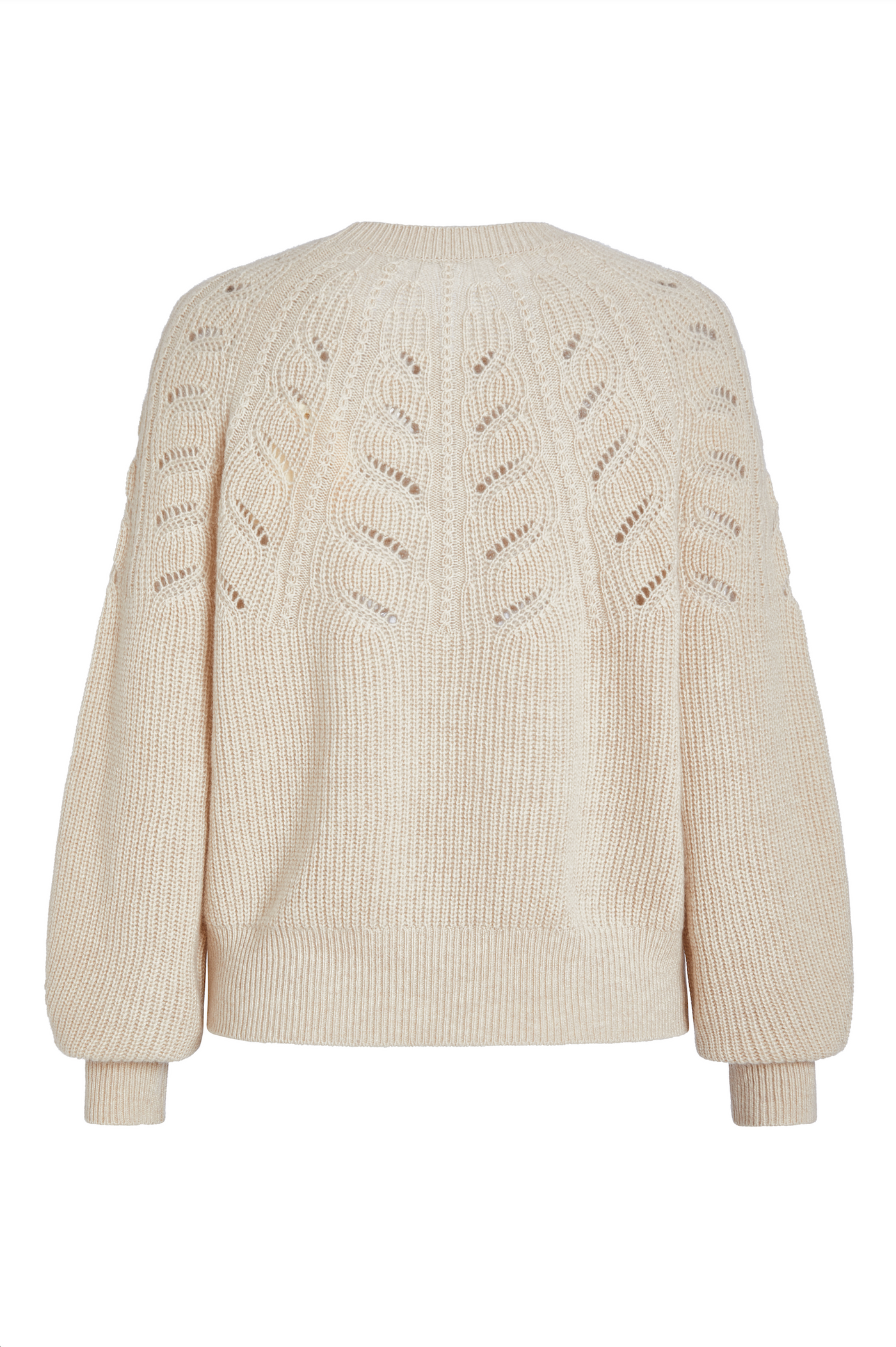 Erin Cashmere Cable- Wheat