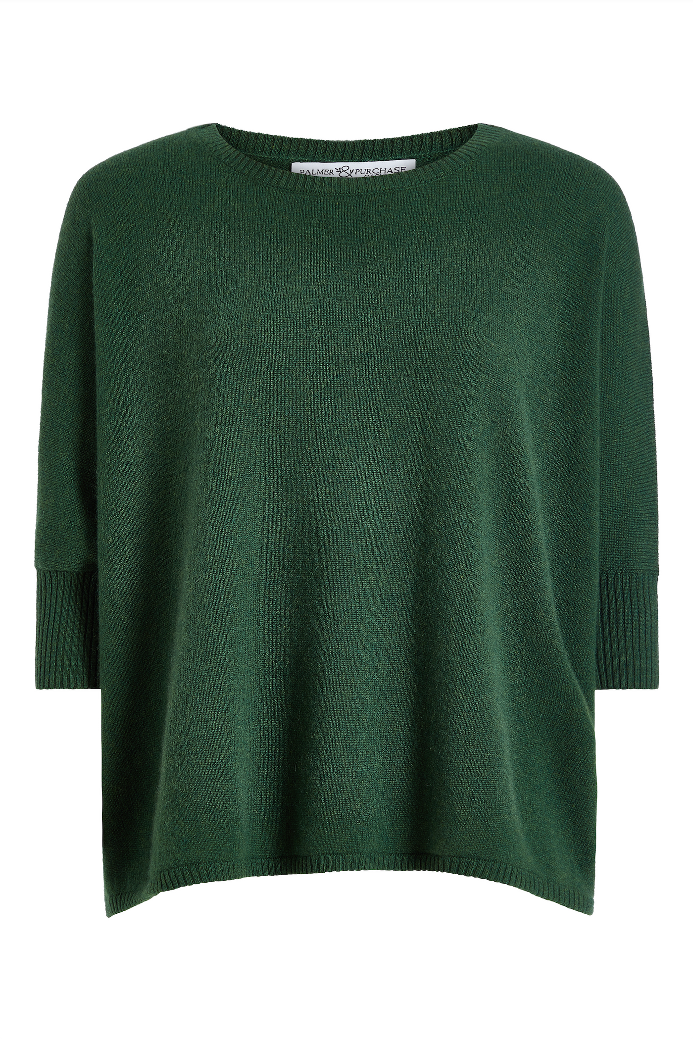 Nadine Cashmere Boxy Pullover Cedar