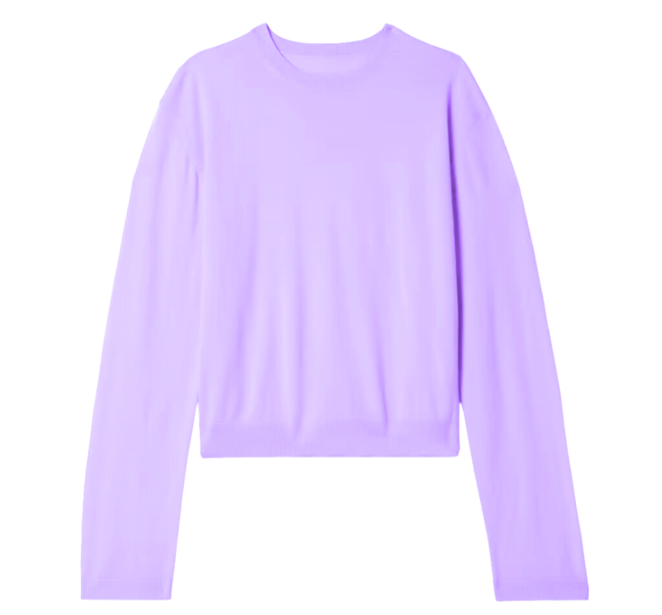 Jane Merino Pullover- Lavender