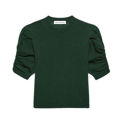 Katie Cashmere Sweater- Bottle Green