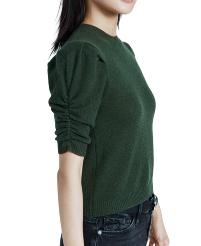 Katie Cashmere Sweater- Bottle Green