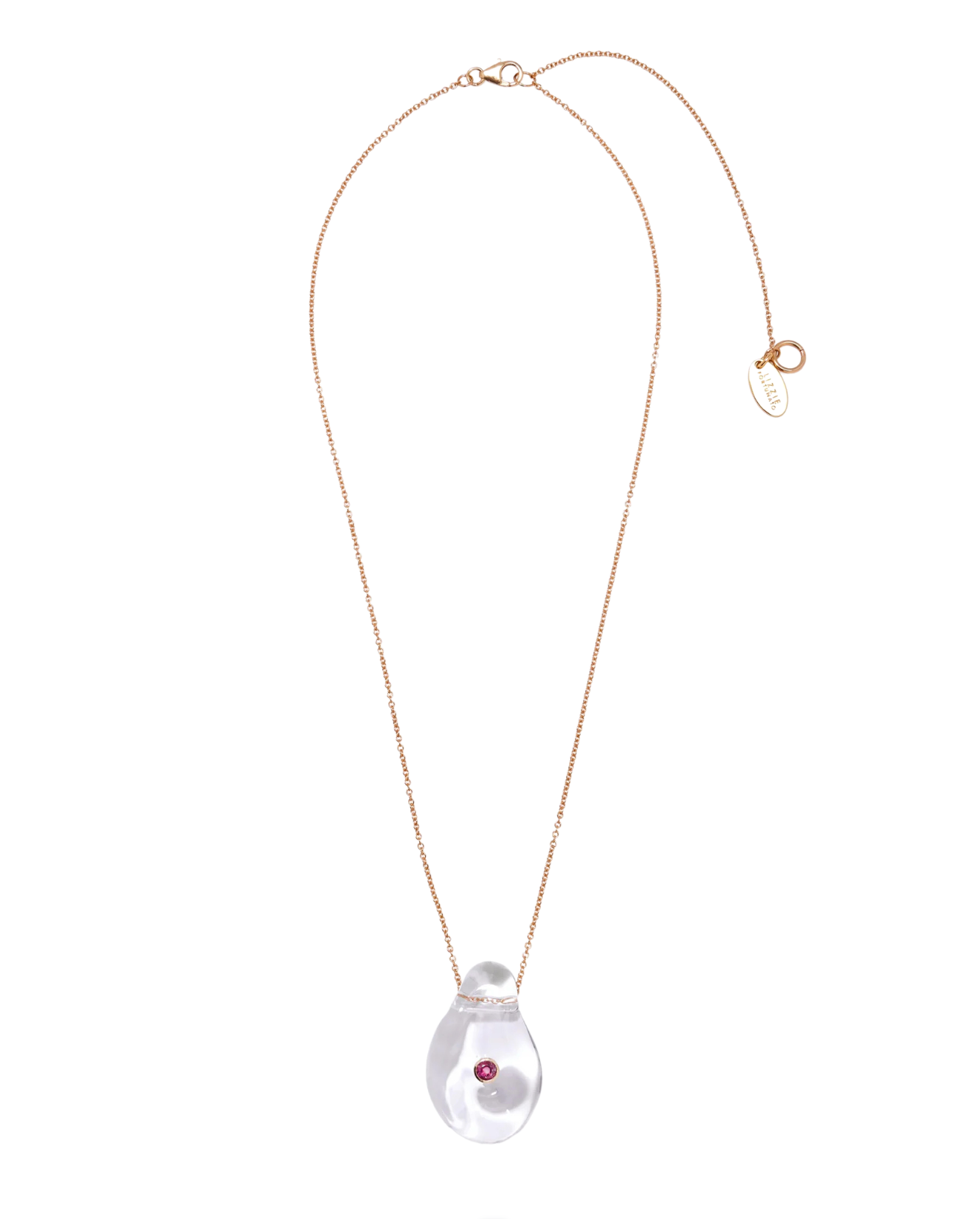 Muse Pendant Necklace- Clear