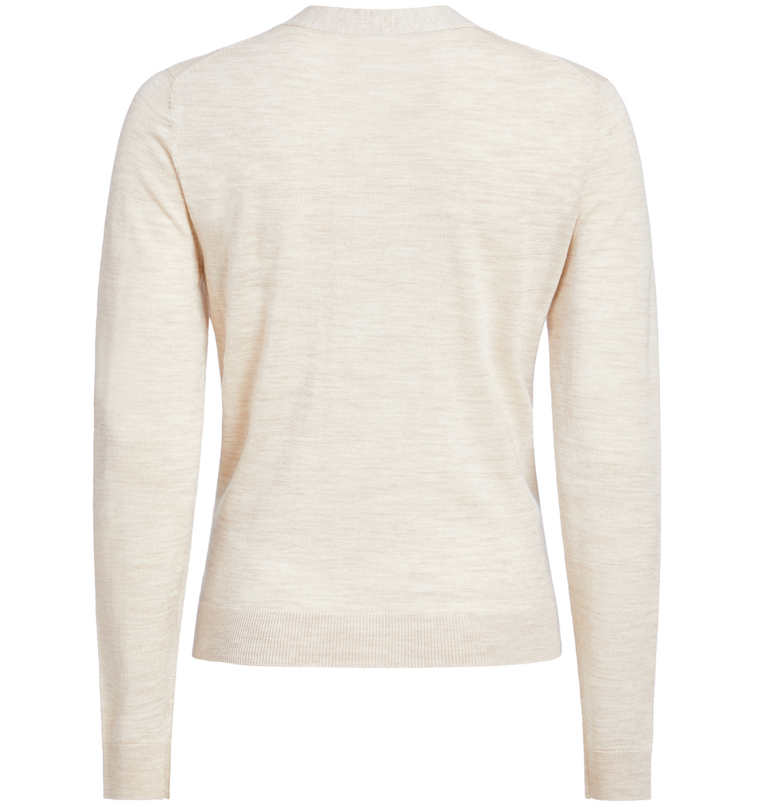 Eve Merino Cardigan- Light Oat