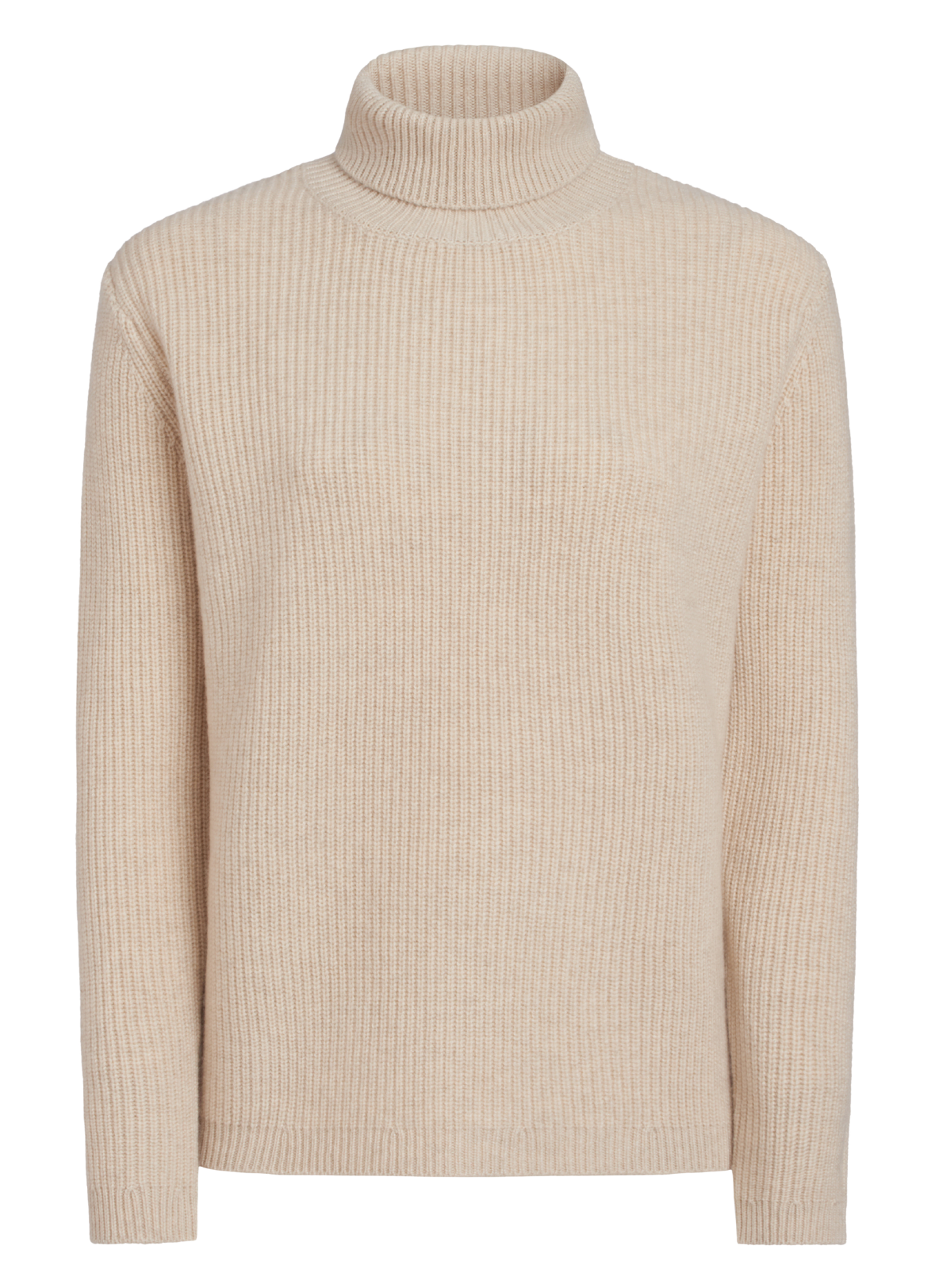 Hannah Cashmere Turtleneck- Eco Alabaster