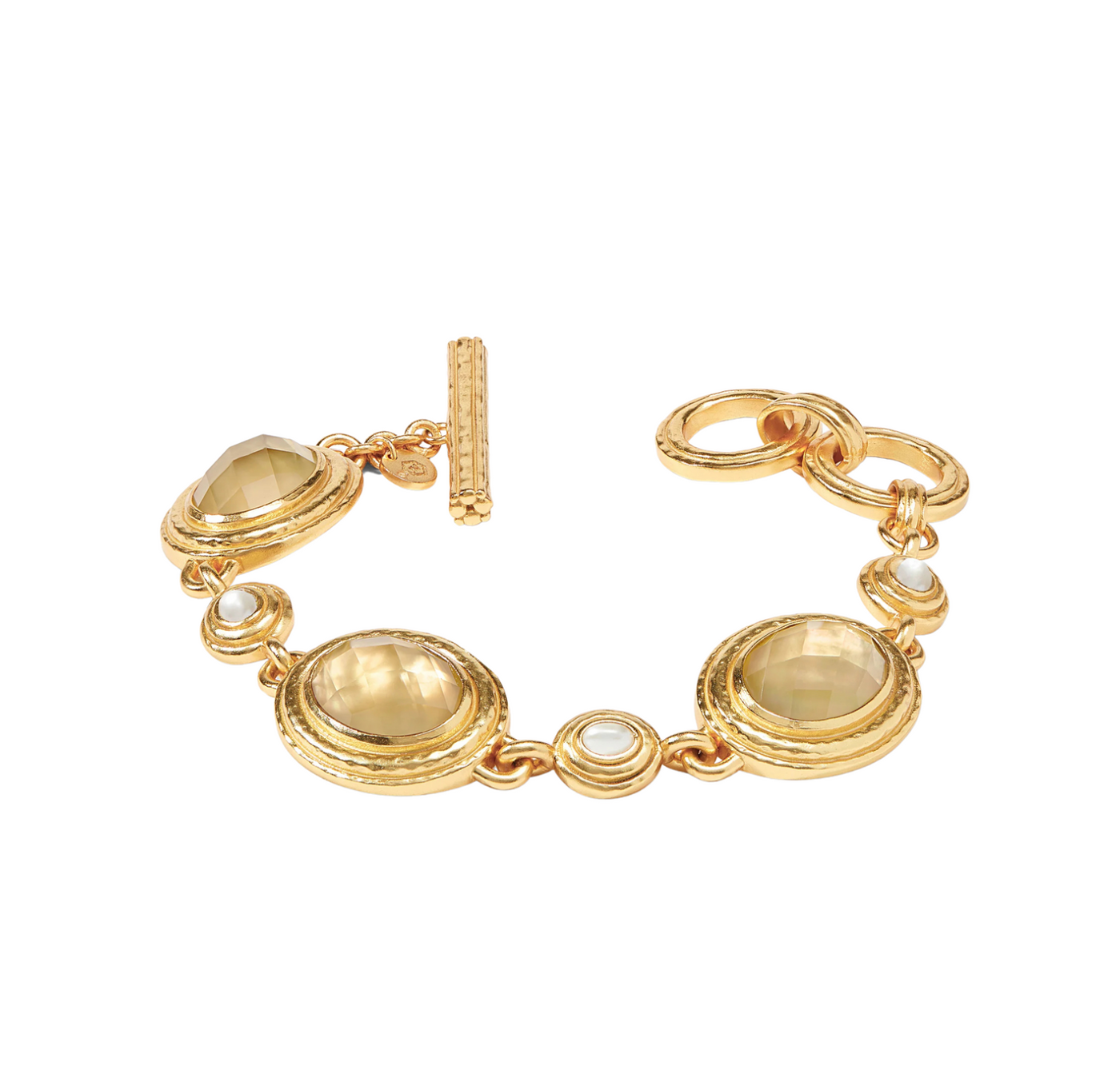 Tudor Stone Bracelet - Iridescent Champagne